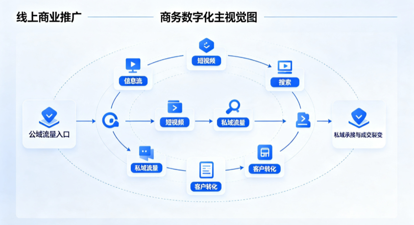 西乡塘区线上商业推广怎么做？全域流量闭环搭建与低成本转化实战指南